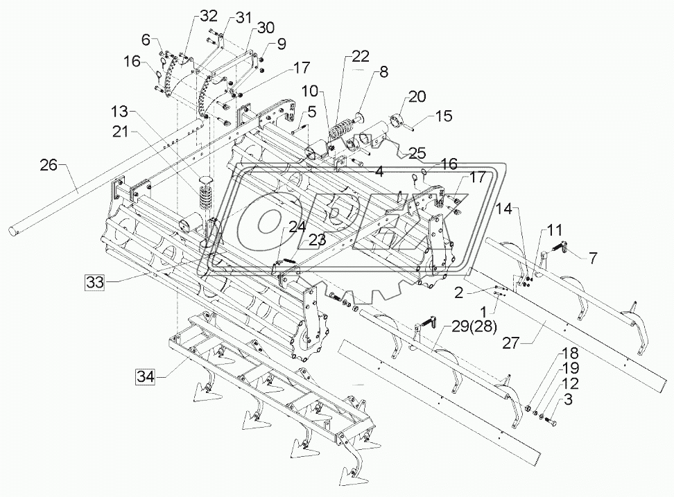 Kompaktor section 2,0m-GFS 8-RK400