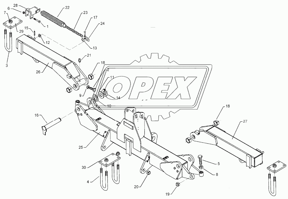 Basic frame Kompaktor K500A C