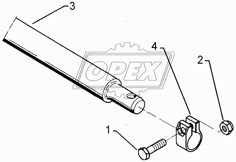 Lower link connection ED68 L2 Z3