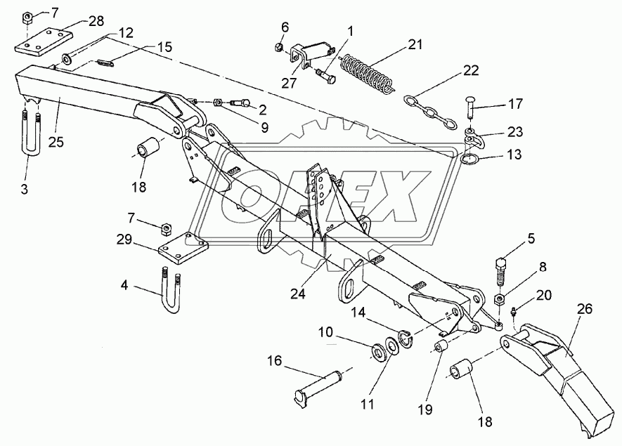 Basic frame Kompaktor K600A