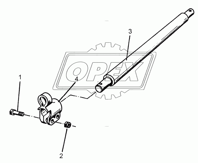 Lower link connection D68/68 L3 Z3