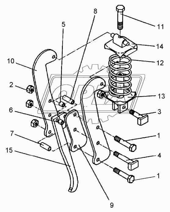 Trip device 40x15x450 - GFS U