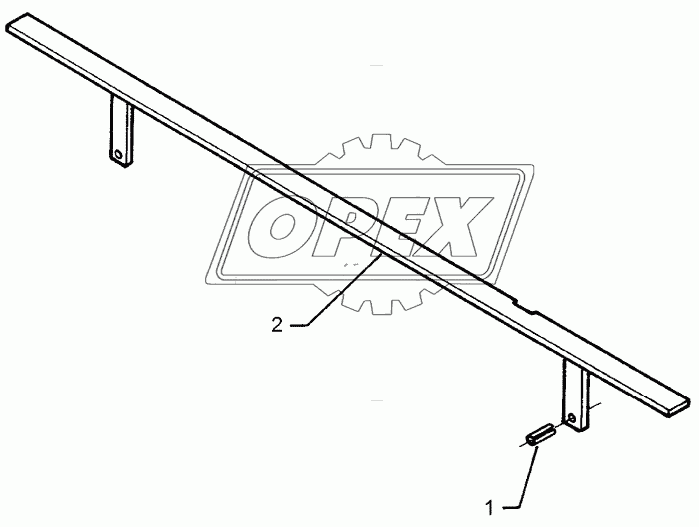 Stone protection bar 1,5m/820mm