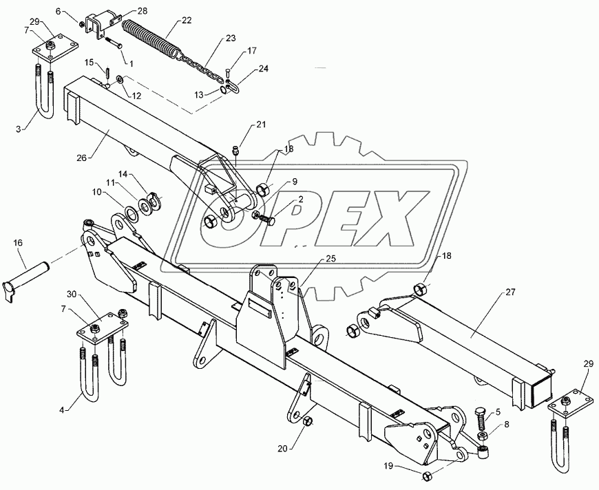 Basic frame Kompaktor K600A C