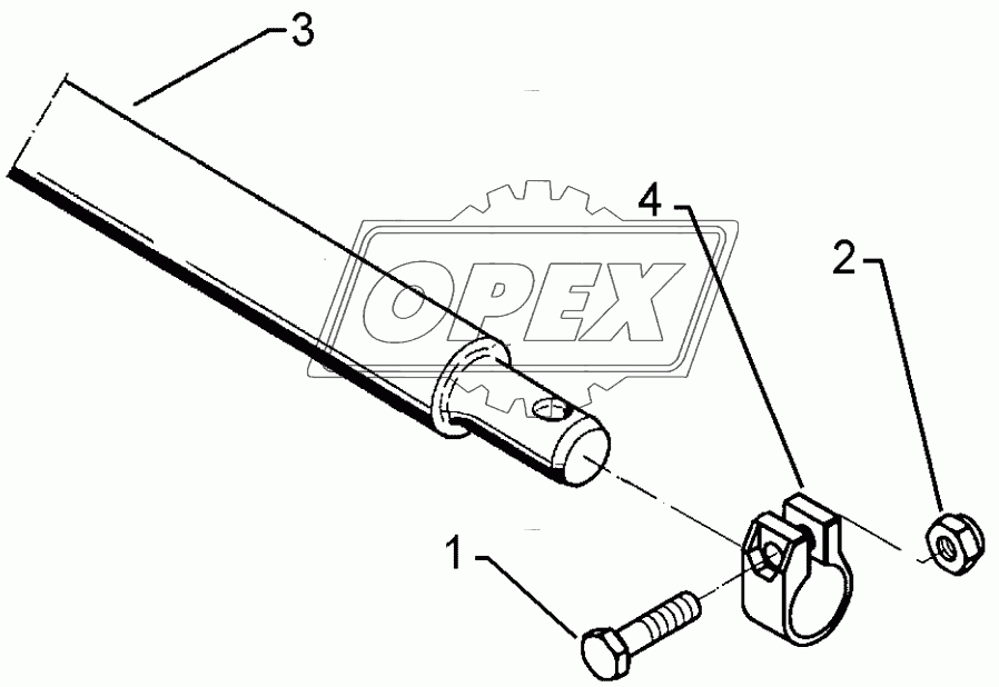 Lower link connection ED68 L2 Z3