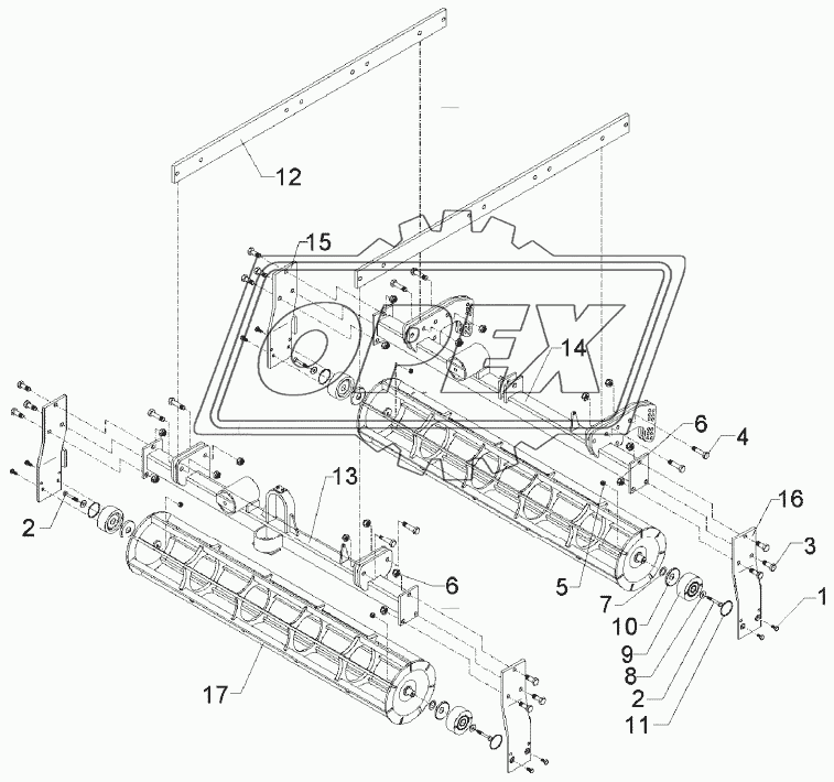 Crumbler frame 1,5m  FK 270