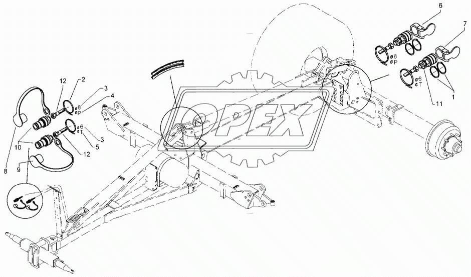 Hydraulic pipe Kompaktor KA-C 2