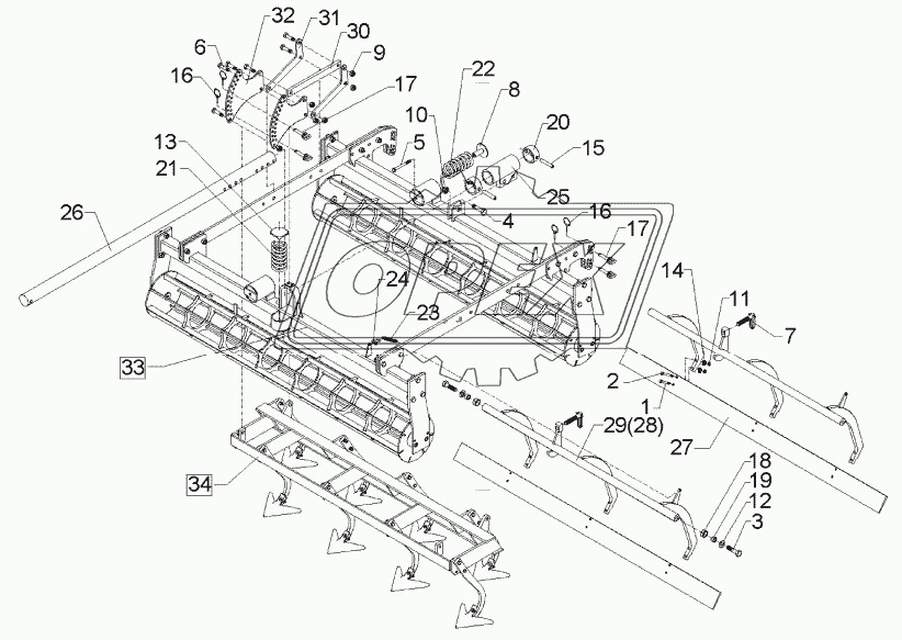 Kompaktor section 1,5m-GFS28-6-FK270