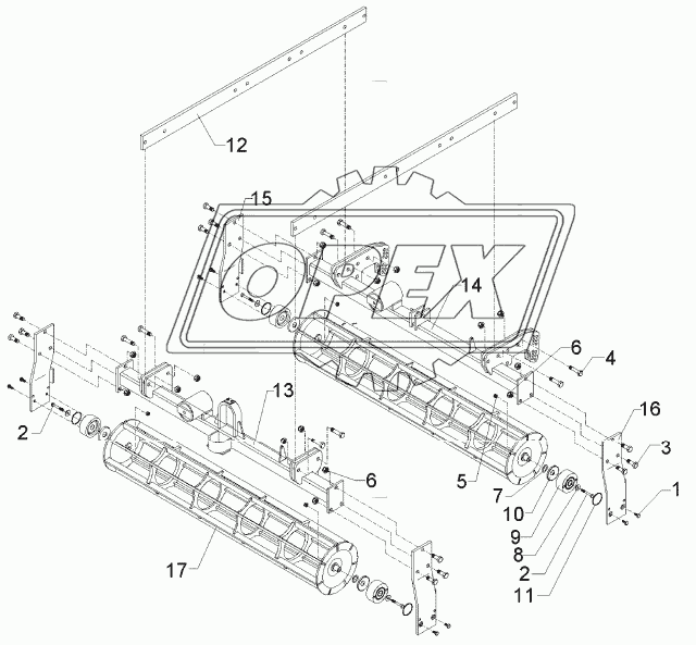 Crumbler frame 1,5m  FK 270