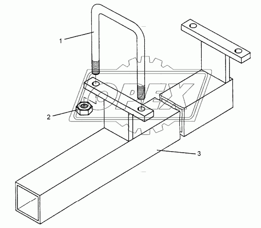 Holder S400 80x80x1170