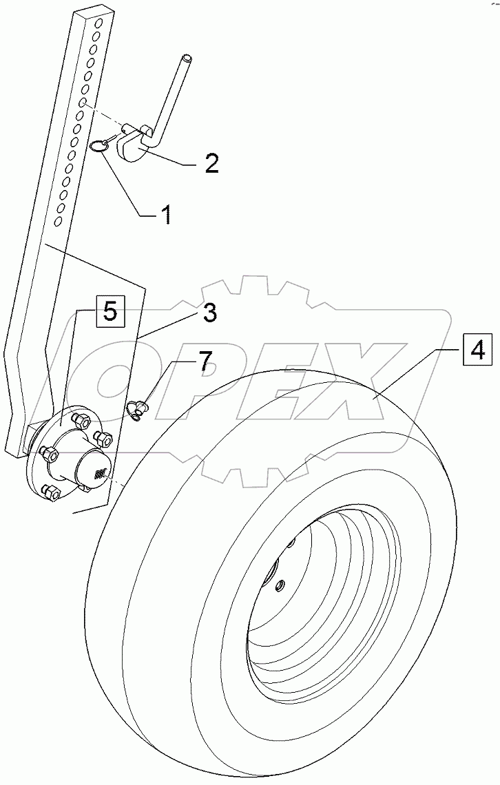  647 2520 Depth wheel