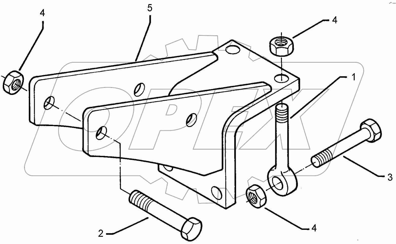  647 7473 Wheel bracket
