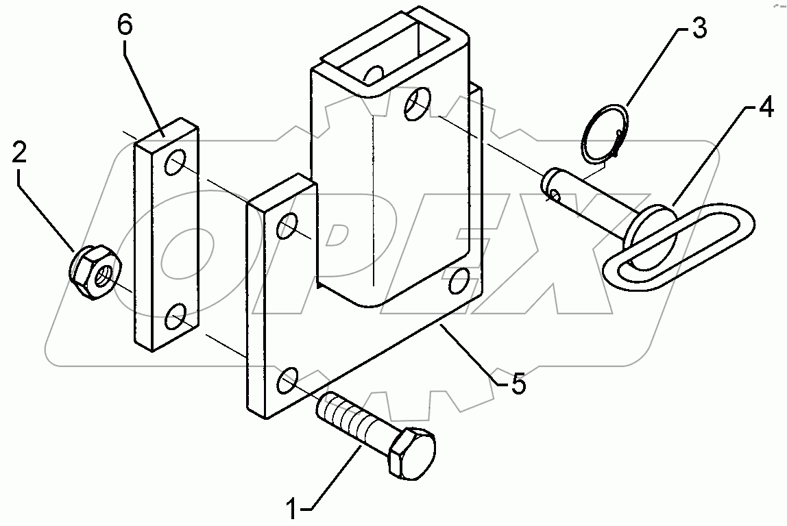  647 7478 Wheel bracket