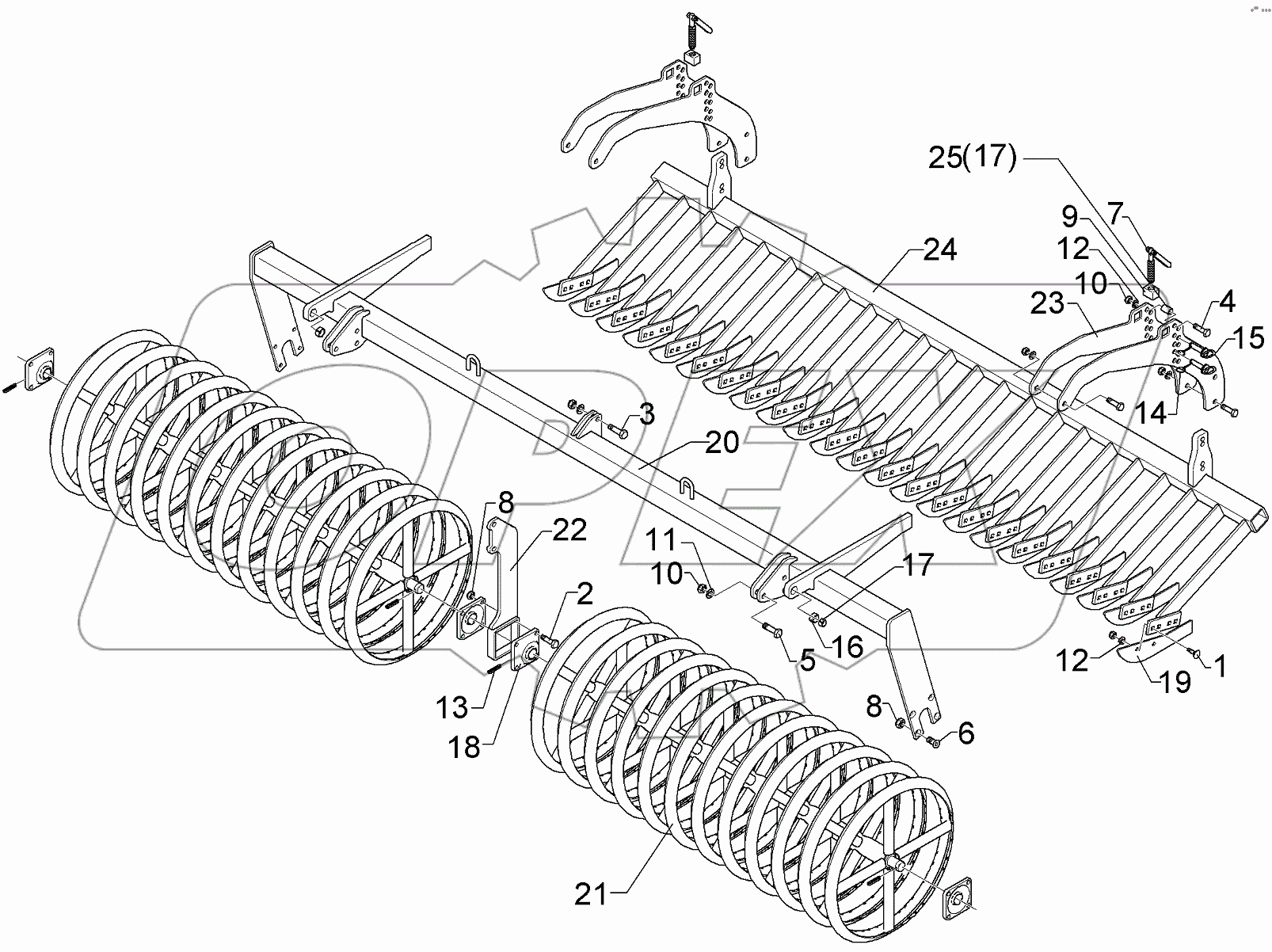  622 6814 Knife roller