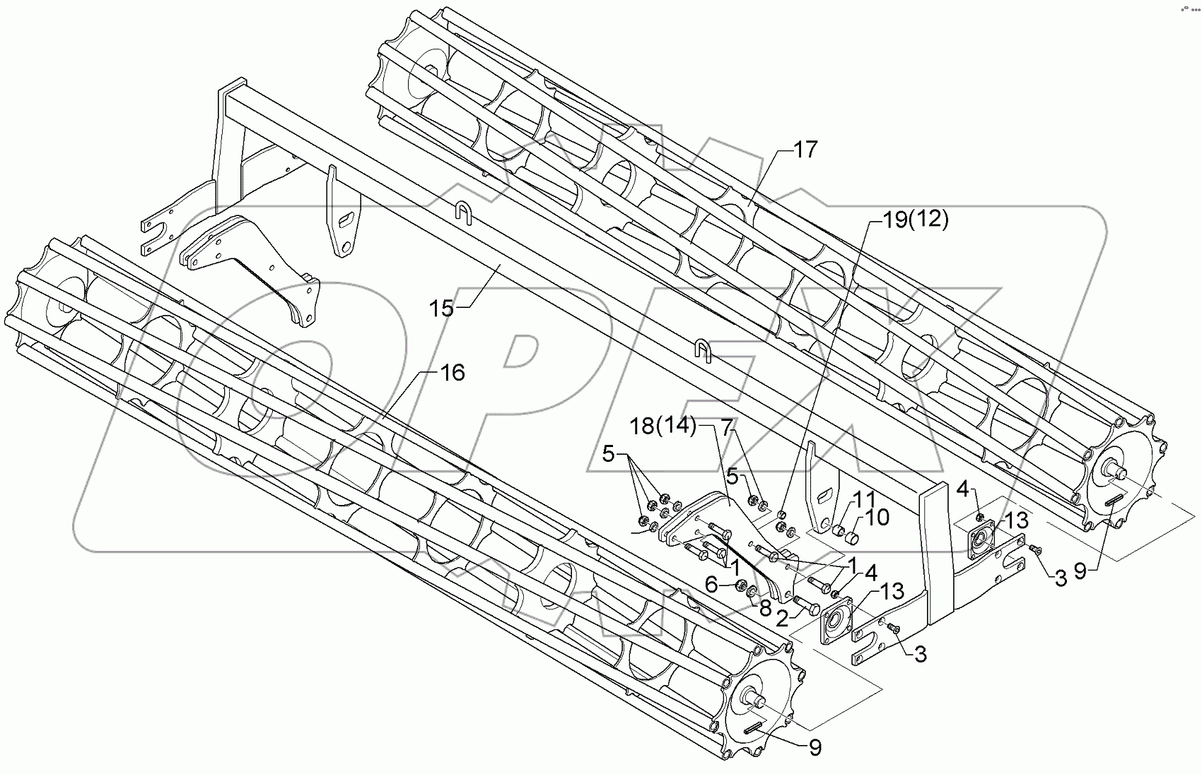 622 6702 Double roller
