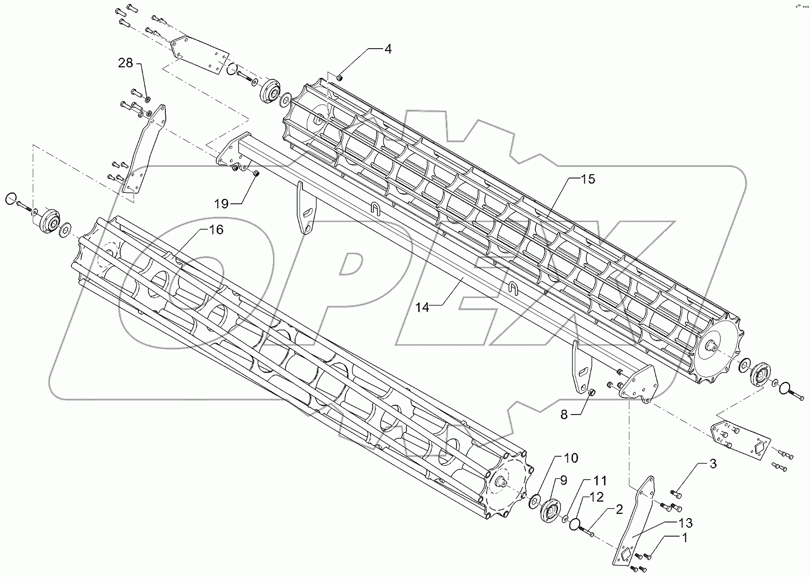  622 7308 Double roller