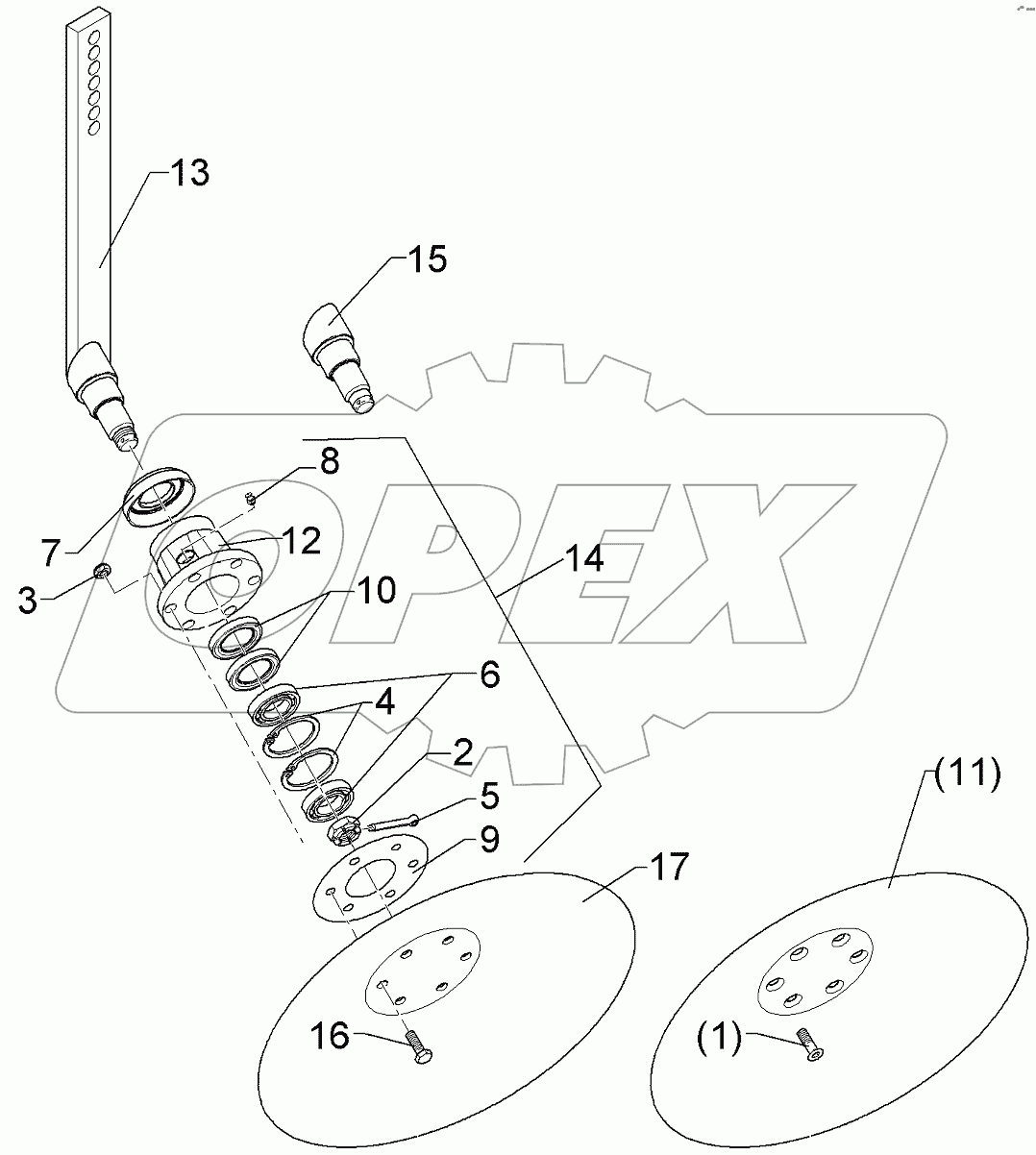 657 2420 Concave disc