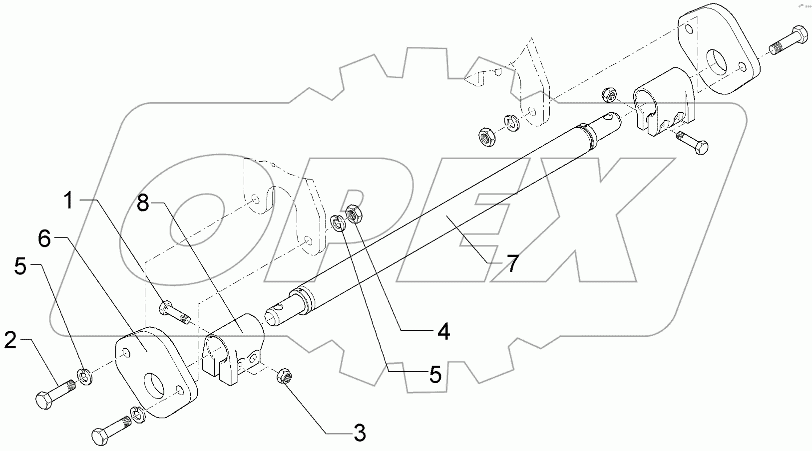  661 1389 Lower link connection