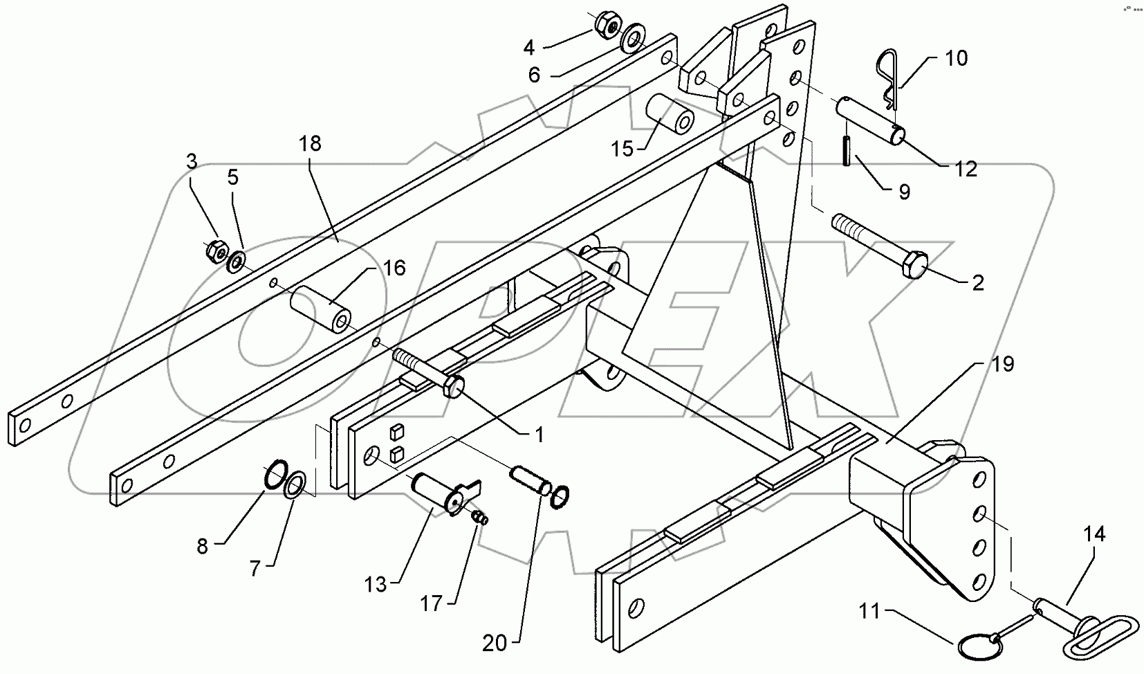  640 8355 Front headstock
