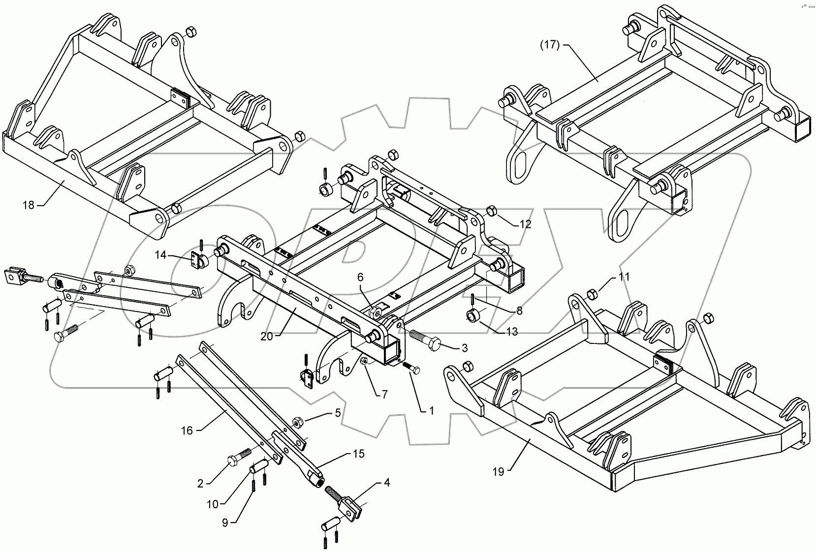  617 8212 Basic frame
