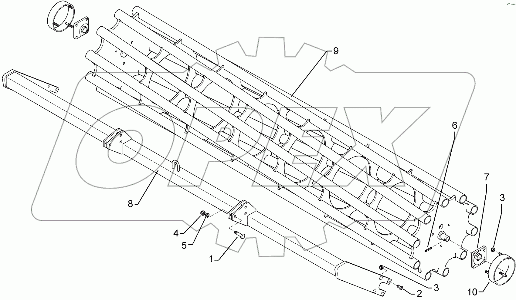  622 6623 Tube bar roller
