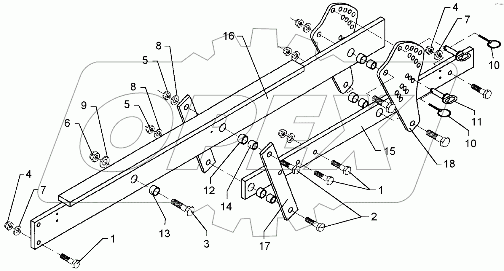  617 8122 Carrier T-profile