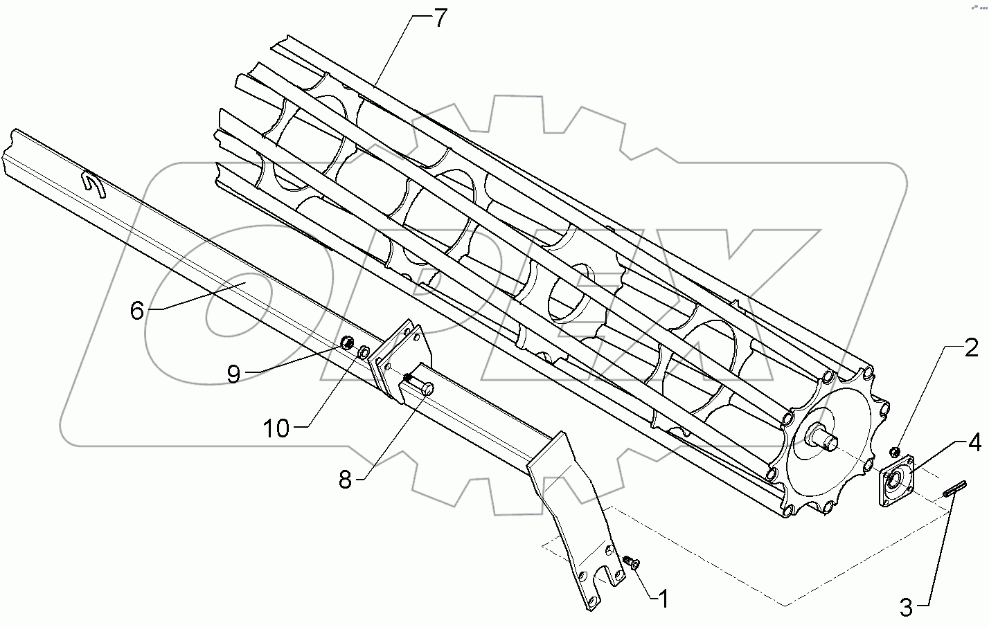  622 6601 Tube bar roller