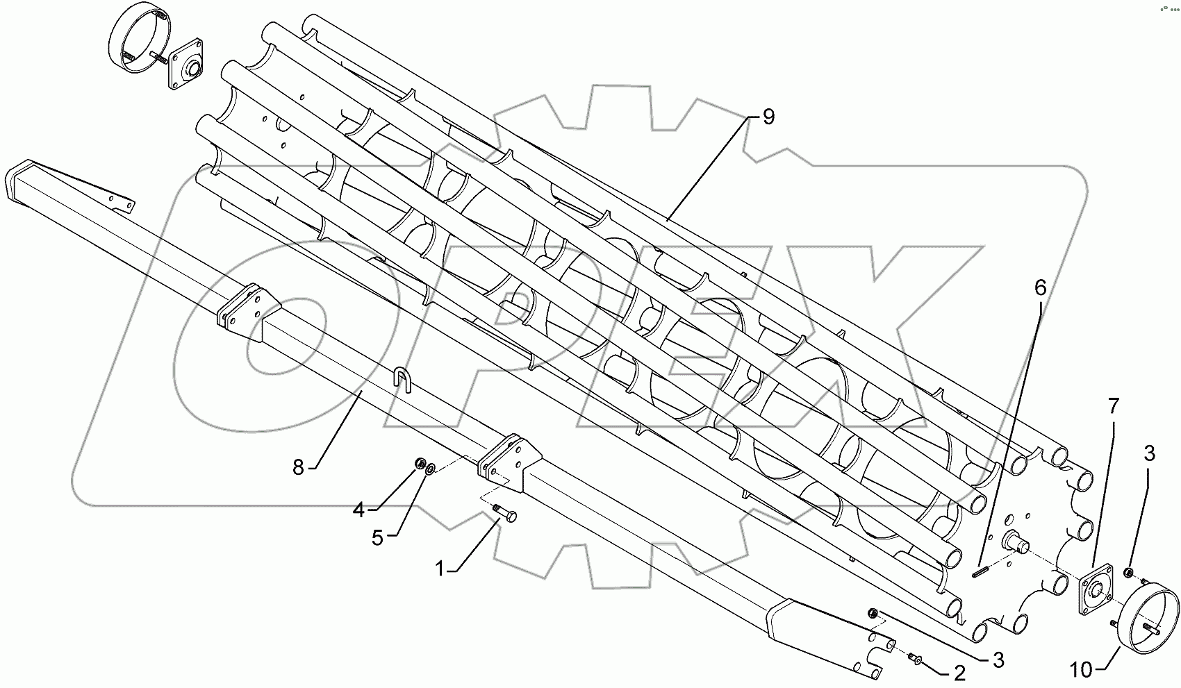  622 6626 Tube bar roller