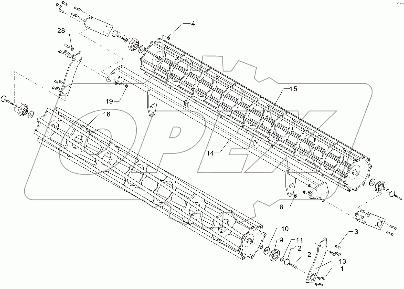  622 7312 Double roller