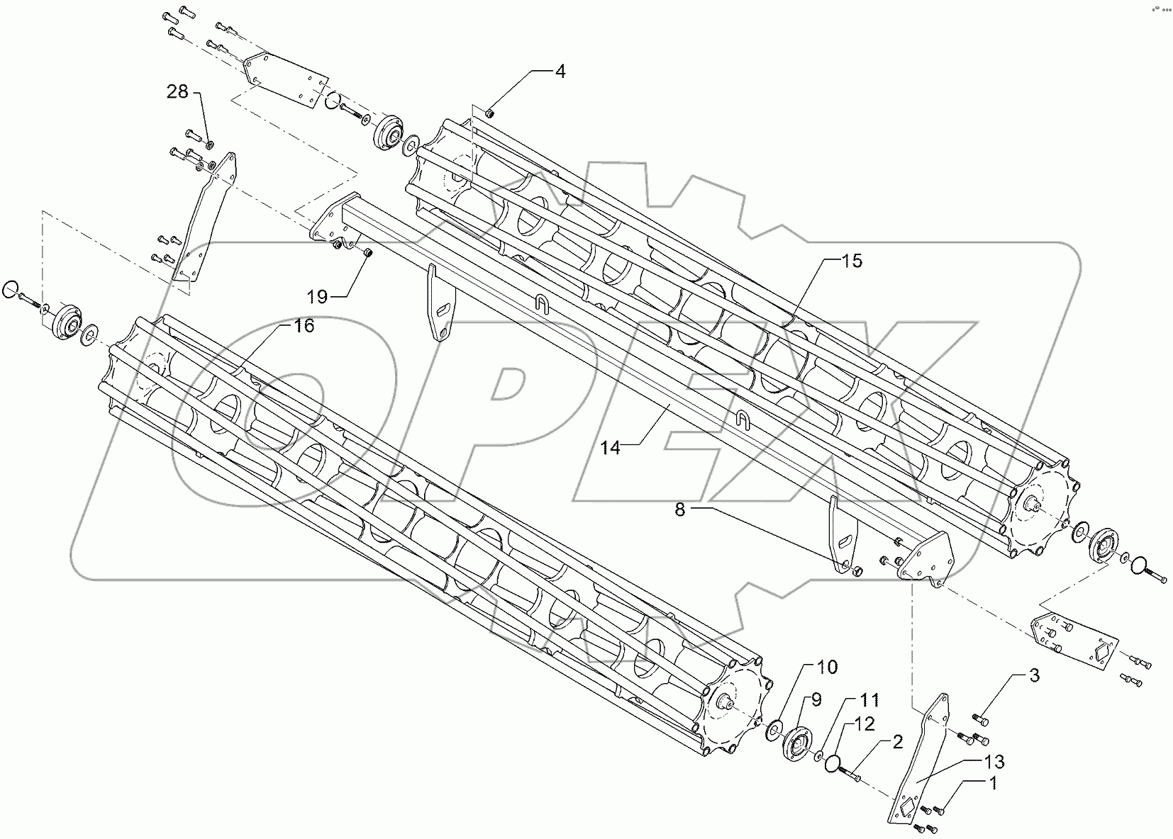  622 7362 Double roller