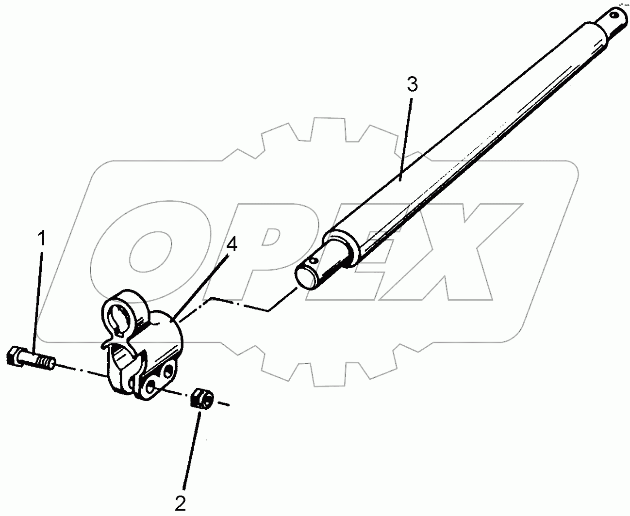  661 1372 Lower link connection