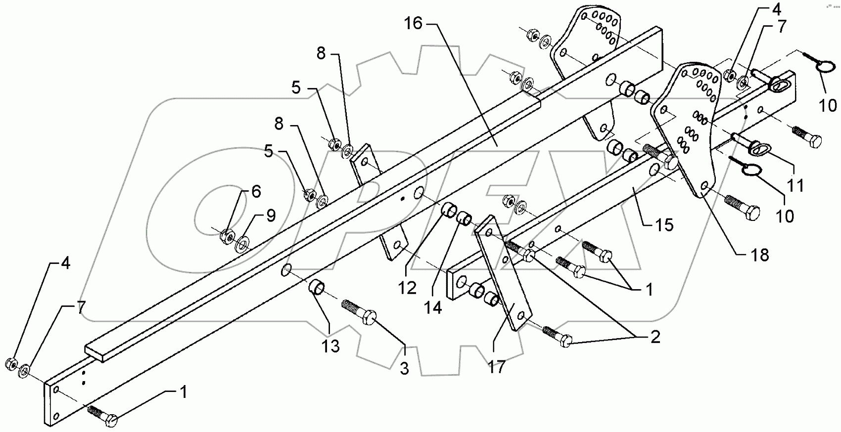  617 8123 Carrier T-profile