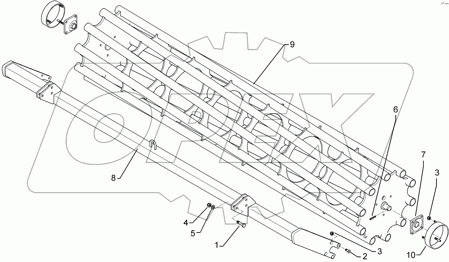  622 6629 Tube bar roller