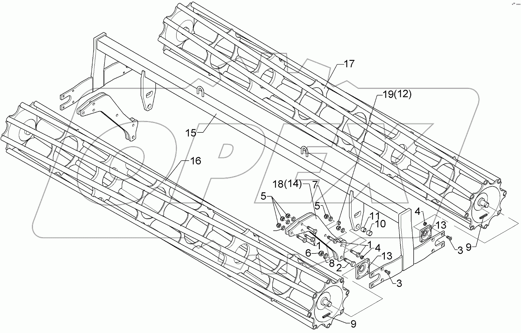  622 6707 Double roller