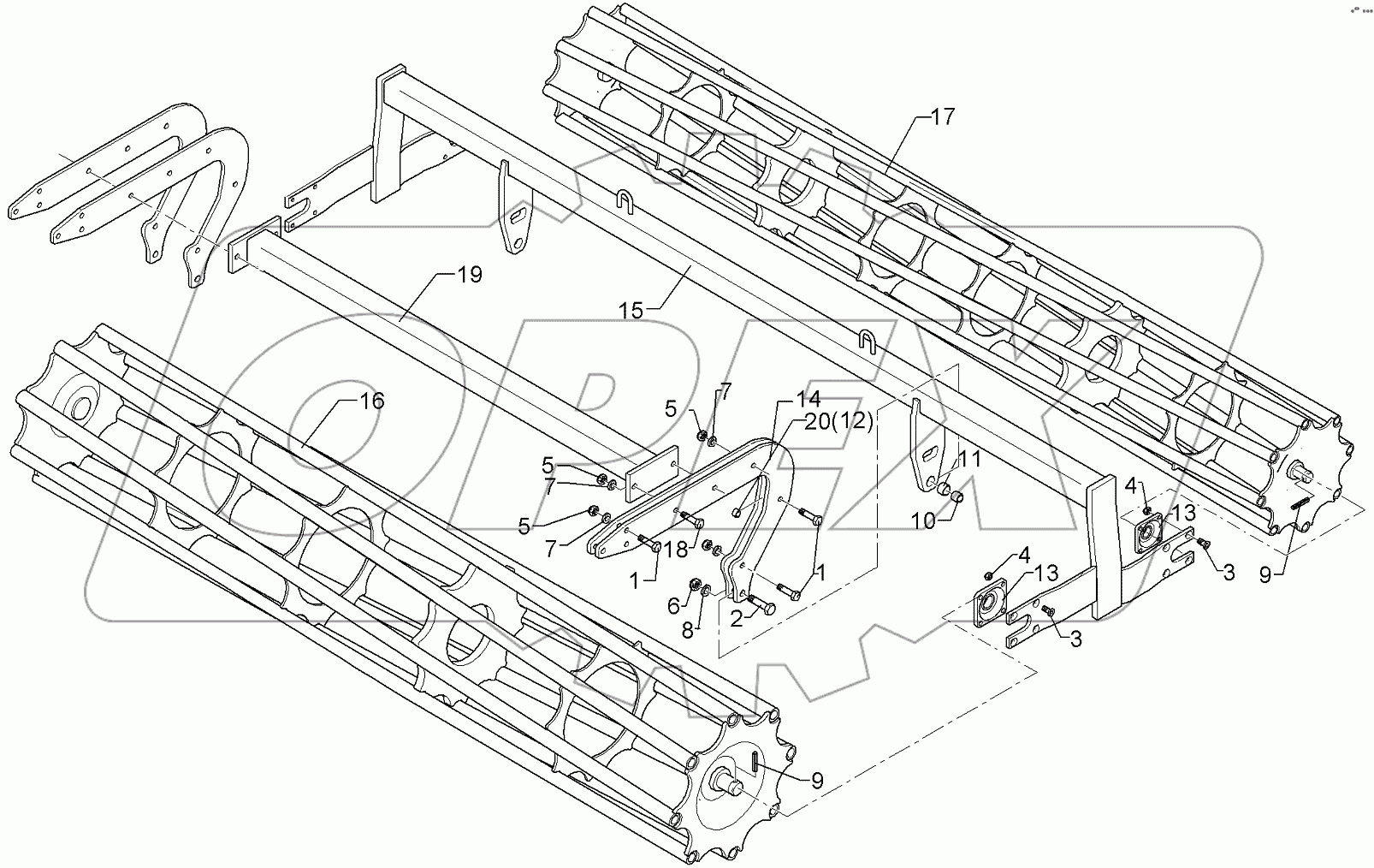  622 6858 Double roller