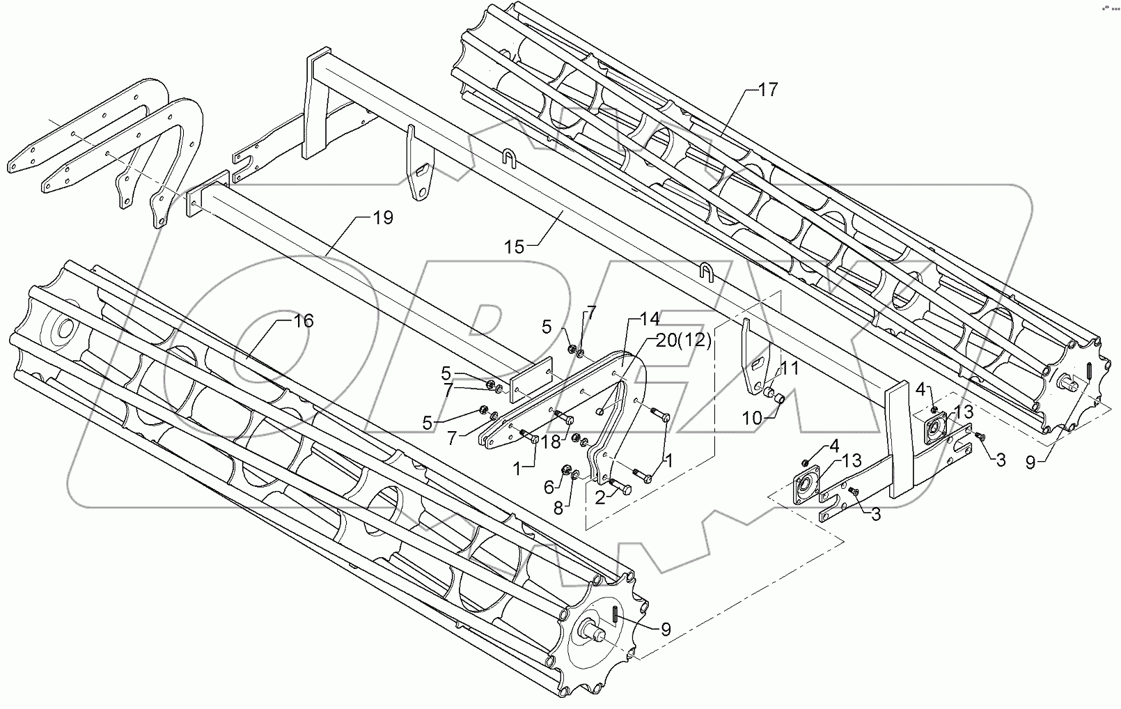  622 6859 Double roller