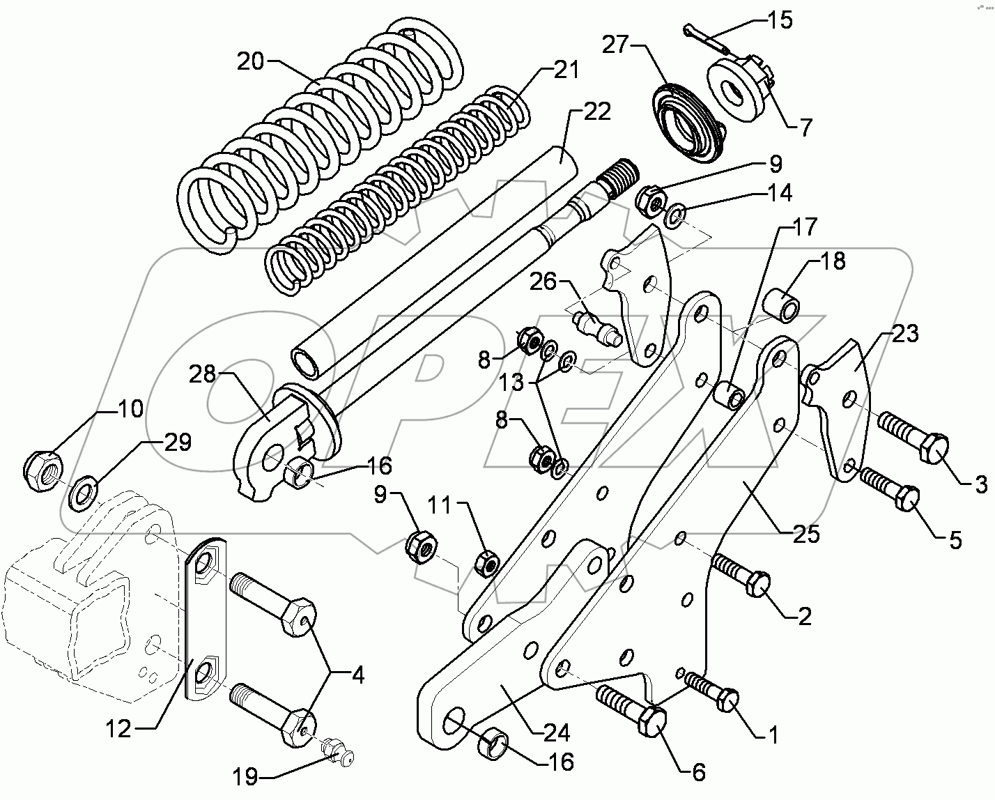  627 5728 Overload safety device
