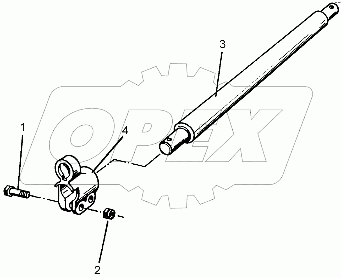  661 1380 Lower link connection