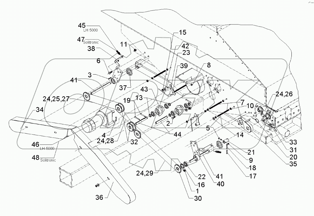 Electric drive Solitair 12