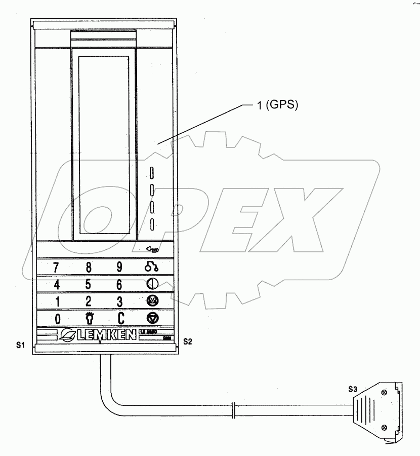 On board computer	LH5000-GPS