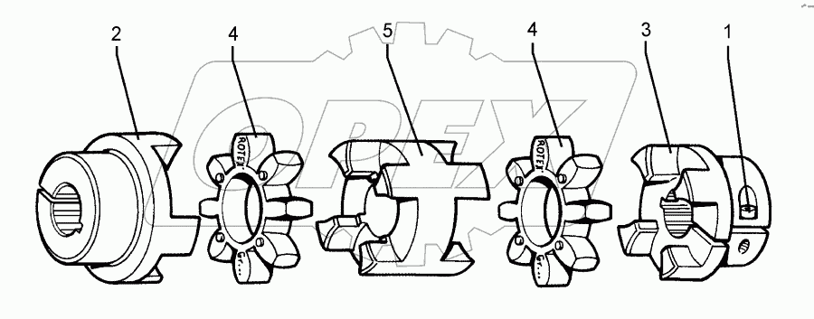 Coupling 1.3/4-6T