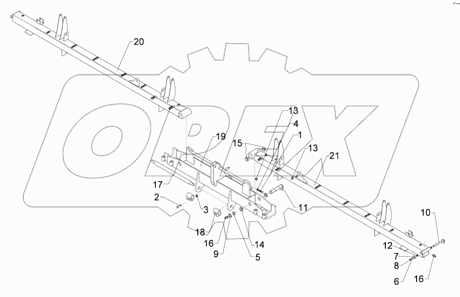 Folding frame Solitair 12/1000-K-150