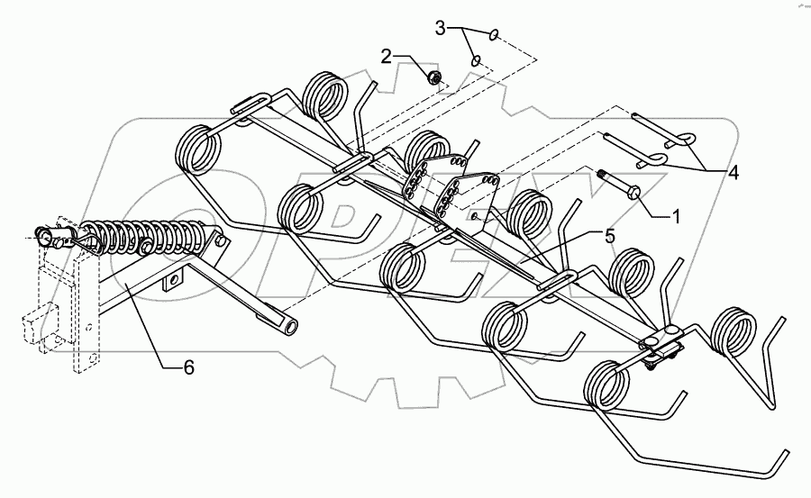 Levelling harrow S-1,25