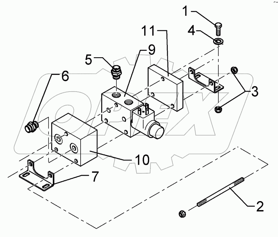 Control valve Solitair 1V-0M-0T