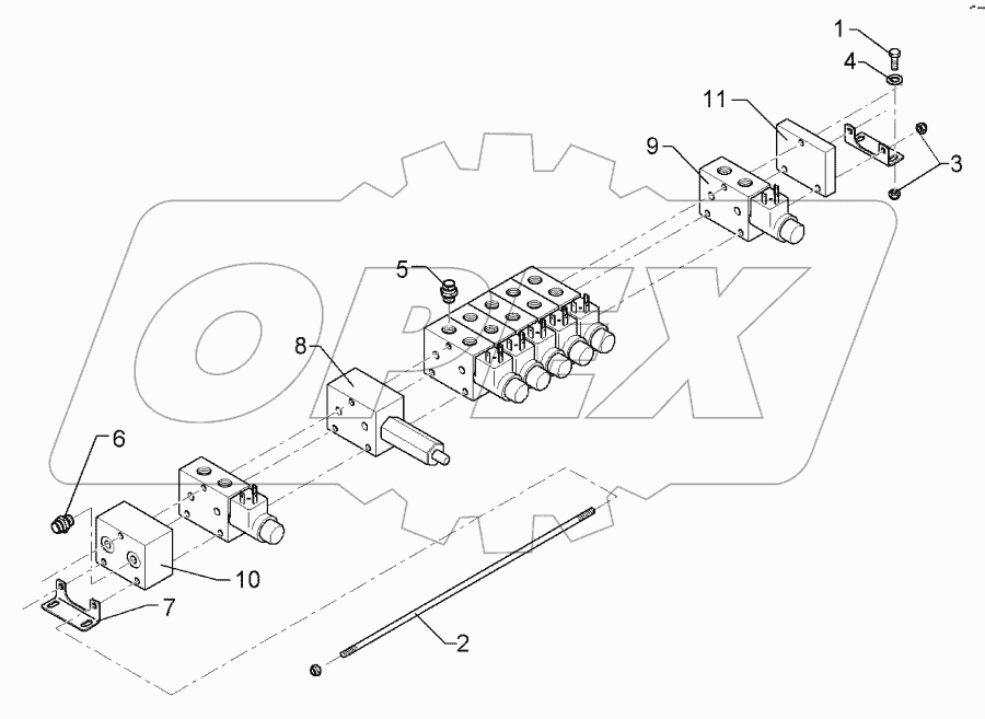Control valve Solitair 1V-1M-6T
