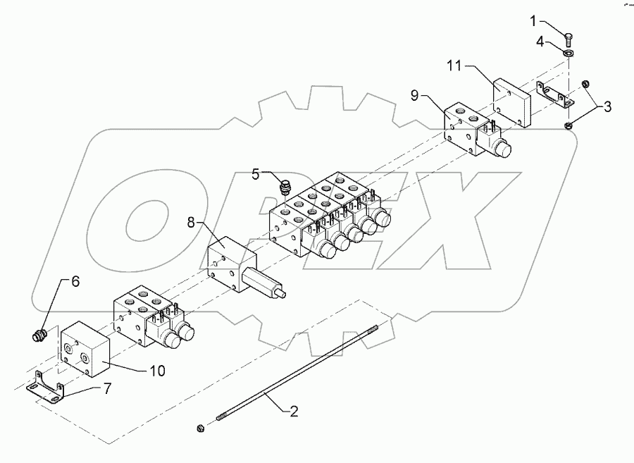 Control valve Solitair 2V-1M-6T