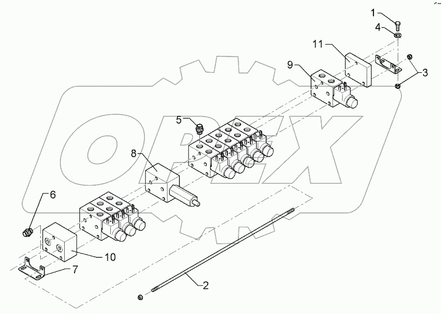 Control valve Solitair 3V-1M-6T