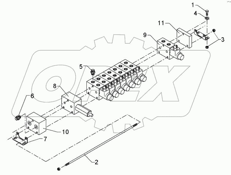 Control valve Solitair 0V-1M-8T
