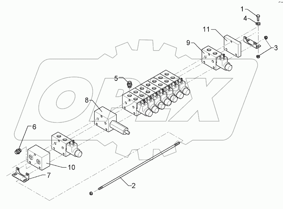 Control valve Solitair 1V-1M-8T
