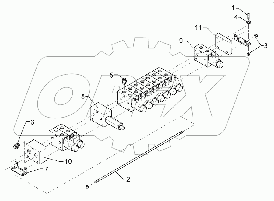 Control valve Solitair 2V-1M-8T